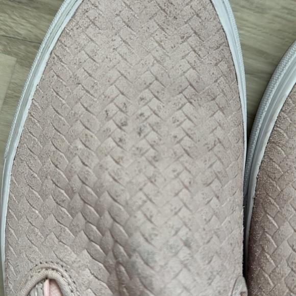 Vans Unisex Blush Pink Slip Ons - Picture 5 of 5